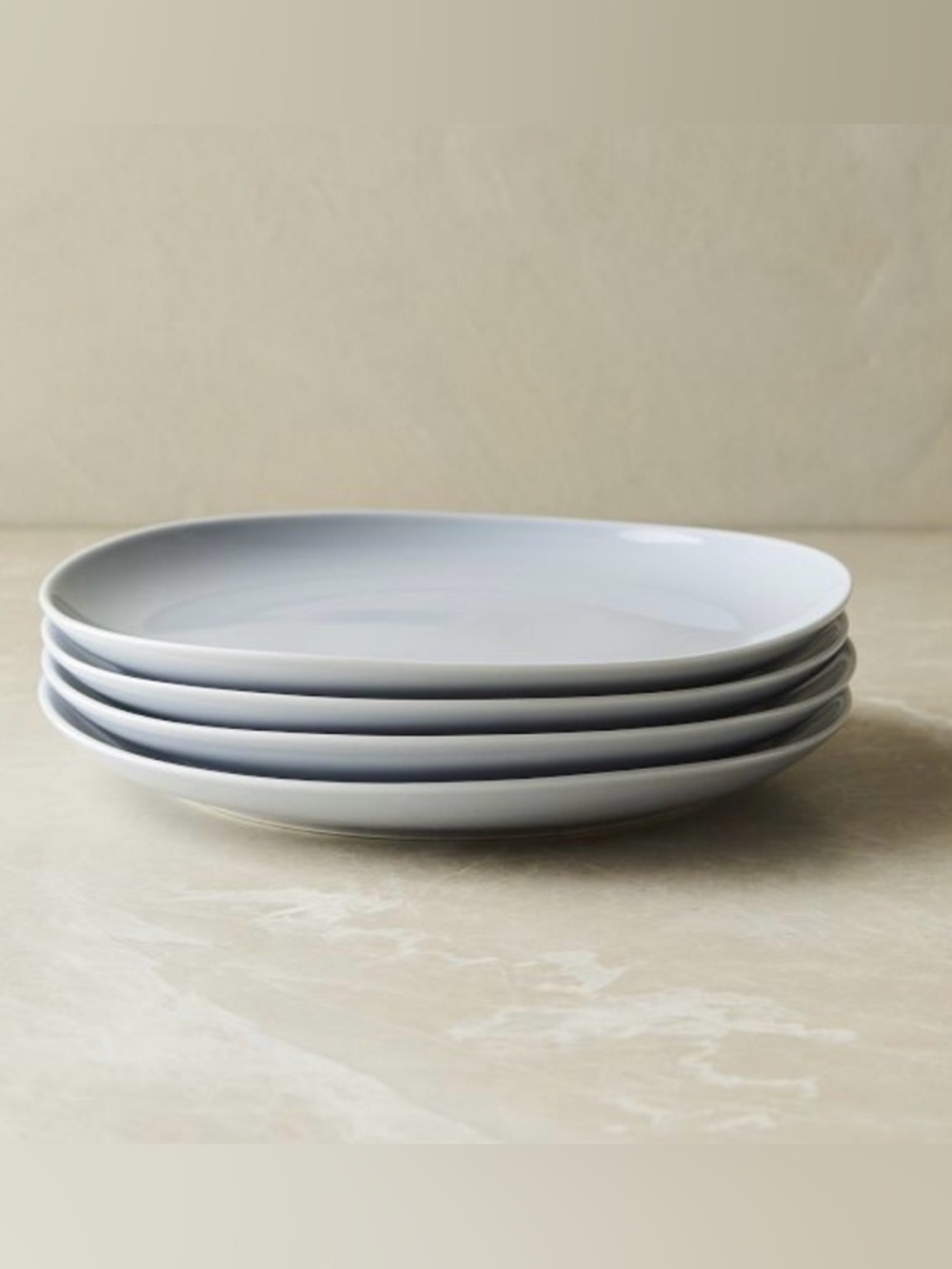 West Elm White Salad Plates - Set of 4